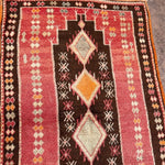 Vintage Moroccan Rug - Red & Brown Taznakht 130x220cm