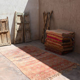 Vintage Zemmour Rug - Soft Pink 157x289cm - Nouvelle Nomad