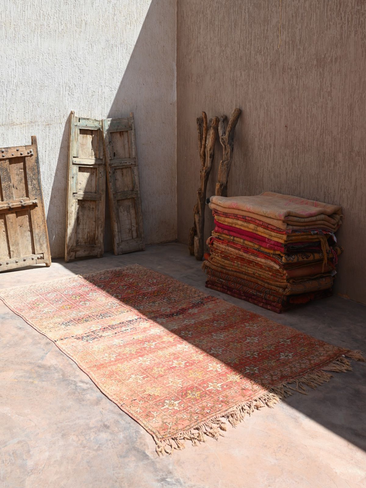 Vintage Zemmour Rug - Soft Pink 157x289cm - Nouvelle Nomad