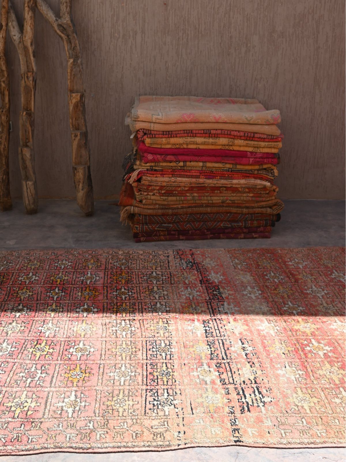 Vintage Zemmour Rug - Soft Pink 157x289cm - Nouvelle Nomad