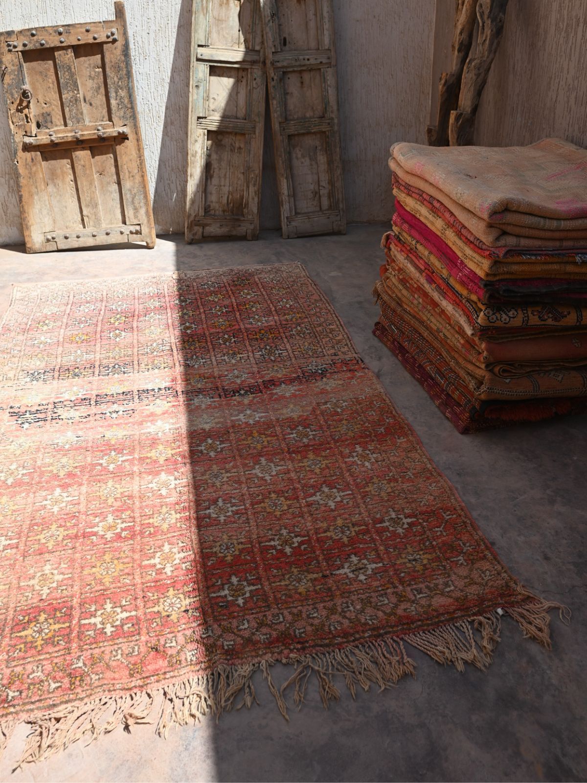 Vintage Zemmour Rug - Soft Pink 157x289cm - Nouvelle Nomad