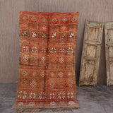 Vintage Zemmour Rug - Terracotta 124x225cm - Nouvelle Nomad