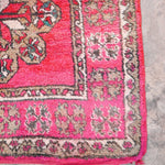 Vintage Moroccan Rug - Hot Pink 210x390cm