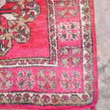 Vintage Moroccan Rug - Hot Pink 210x390cm