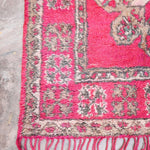 Vintage Moroccan Rug - Hot Pink 210x390cm