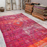 Vintage Moroccan Rug - Boujad Berry 190x330cm
