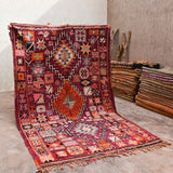 Vintage Moroccan Rug - Boujad Berry 190x330cm