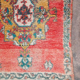 Vintage Moroccan Rug - Boujad Peachy Pink 197x300cm