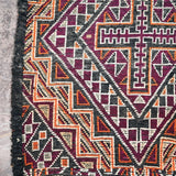 Vintage Moroccan Rug - Beni M'Guild Black 195x350cm