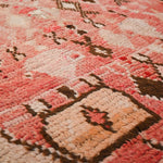 Vintage Moroccan Runner Rug - Taznakht Natural Red 115x270cm