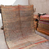 Vintage Moroccan Rug - Beni MGuild Peach Grey 191x282cm