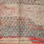 Vintage Moroccan Rug - Beni MGuild Peach Grey 191x282cm