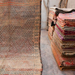 Vintage Moroccan Rug - Beni MGuild Peach Grey 191x282cm