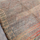 Vintage Moroccan Rug - Beni MGuild Peach Grey 191x282cm