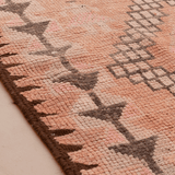 Vintage Boujad Rug Pink Diamonds