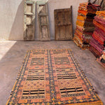 Glaoui Taznakht Rug - Rose & Blue 144x260 - Nouvelle Nomad