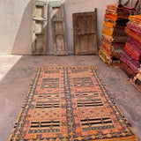 Glaoui Taznakht Rug - Rose & Blue 144x260 - Nouvelle Nomad