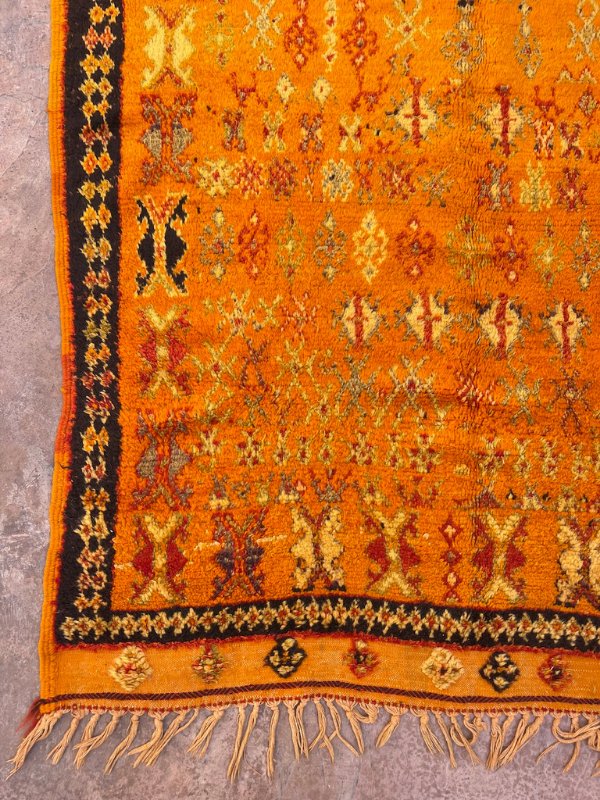 Mid Century Taznakht Rug - Saffron 140x270 - Nouvelle Nomad