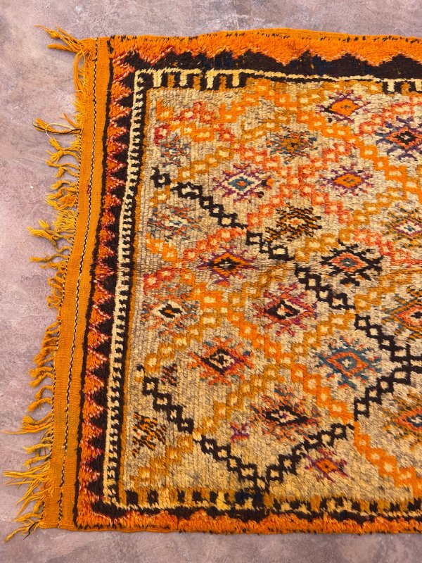 Mid Century Taznakht Rug - Saffron Henna 142x320 - Nouvelle Nomad