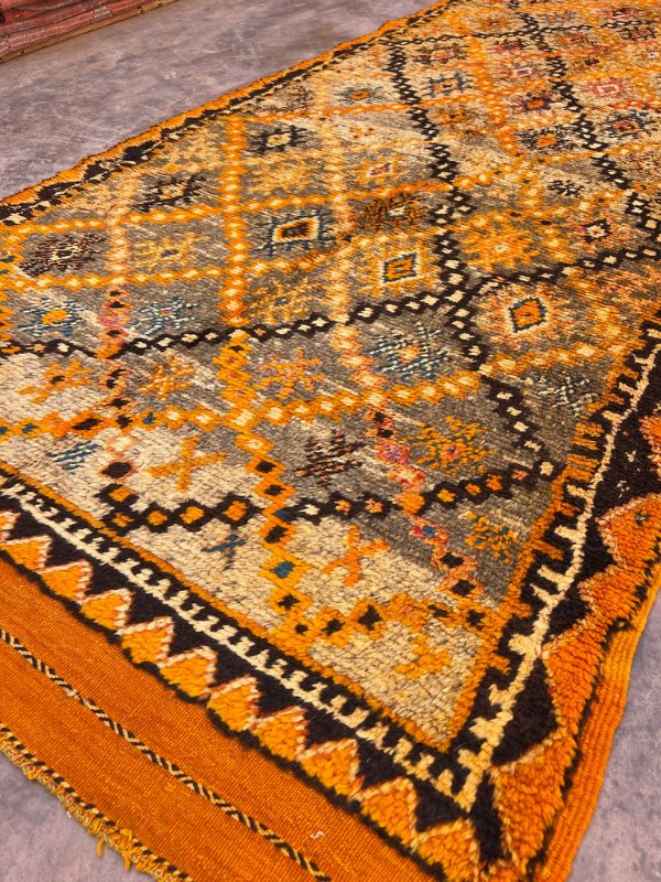 Mid Century Taznakht Rug - Saffron Henna 142x320 - Nouvelle Nomad