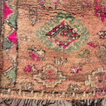 Vintage Boujad Rug - Neutral & Pink 214x360 - Nouvelle Nomad