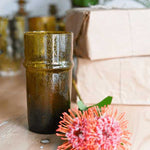 Beldi Glass Vase - Amber Nouvelle Nomad