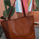 Fits Everything XL Leather Tote | Nouvelle Nomad