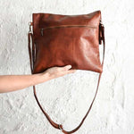 Leather Messenger Bag | Nouvelle Nomad