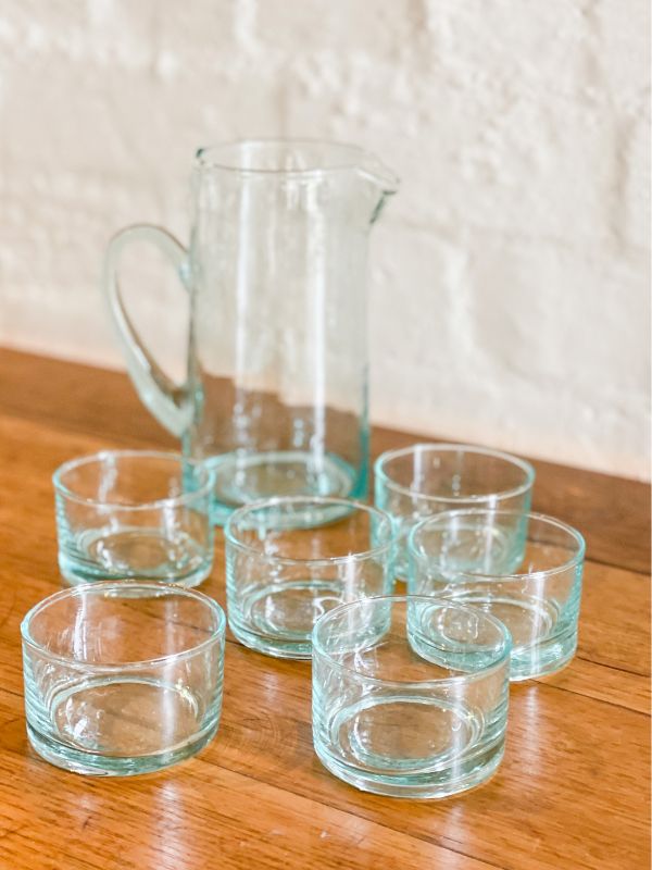 Low Drinking Glasses (Set of 6) - Clear - Nouvelle Nomad