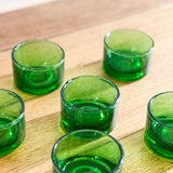 Low Drinking Glasses (Set of 6) - Green - Nouvelle Nomad