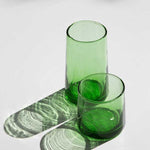 Mid Tapered Drinking Glasses (Set of 6) - Green Nouvelle Nomad