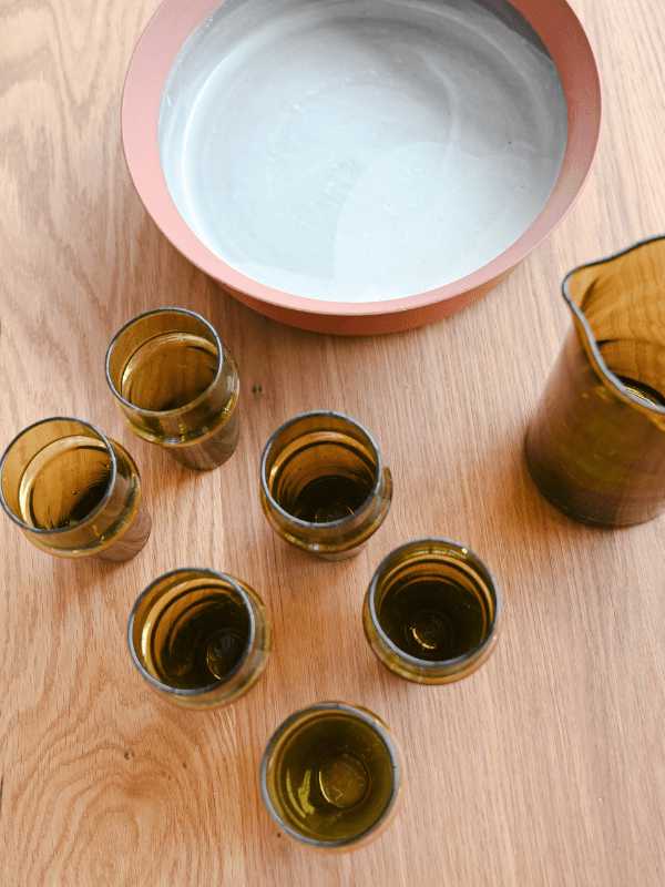 Moroccan Tea Glasses (Set of 6) - Amber Nouvelle Nomad