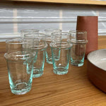 Clear Beldi Tea Glasses - Set of 6 | Nouvelle Nomad