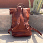 Over Night Leather Duffle Backpack Nouvelle Nomad