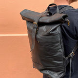 Over Night Leather Duffle Backpack - Nouvelle Nomad