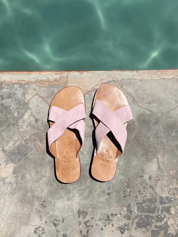 Nouvelle Nomad Suede Summer Sandal - Lotus Pink