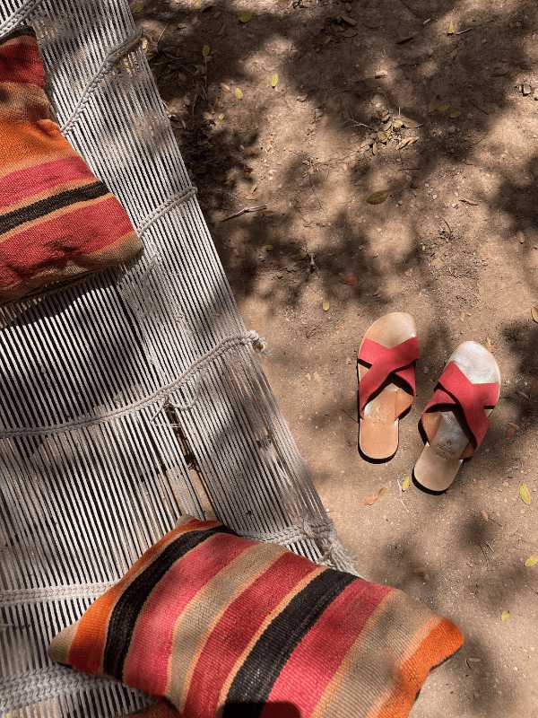 Suede Summer Sandal Slides - Goji Nouvelle Nomad