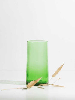 Green Tapered Glass Vase | Nouvelle Nomad