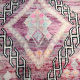 Vintage Moroccan Boujad Rug Purple Pink | Nouvelle Nomad