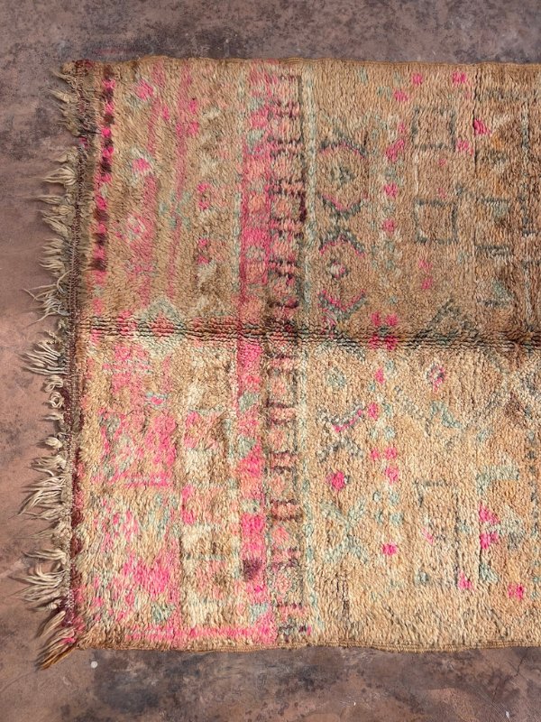 Vintage Boujad Runner - Soft Pink 113x280 - Nouvelle Nomad