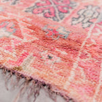 Vintage Moroccan Boujad Rug - Pink - Nouvelle Nomad