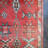 Vintage Moroccan Zemmour Rug 180x310 - Red | Nouvelle Nomad